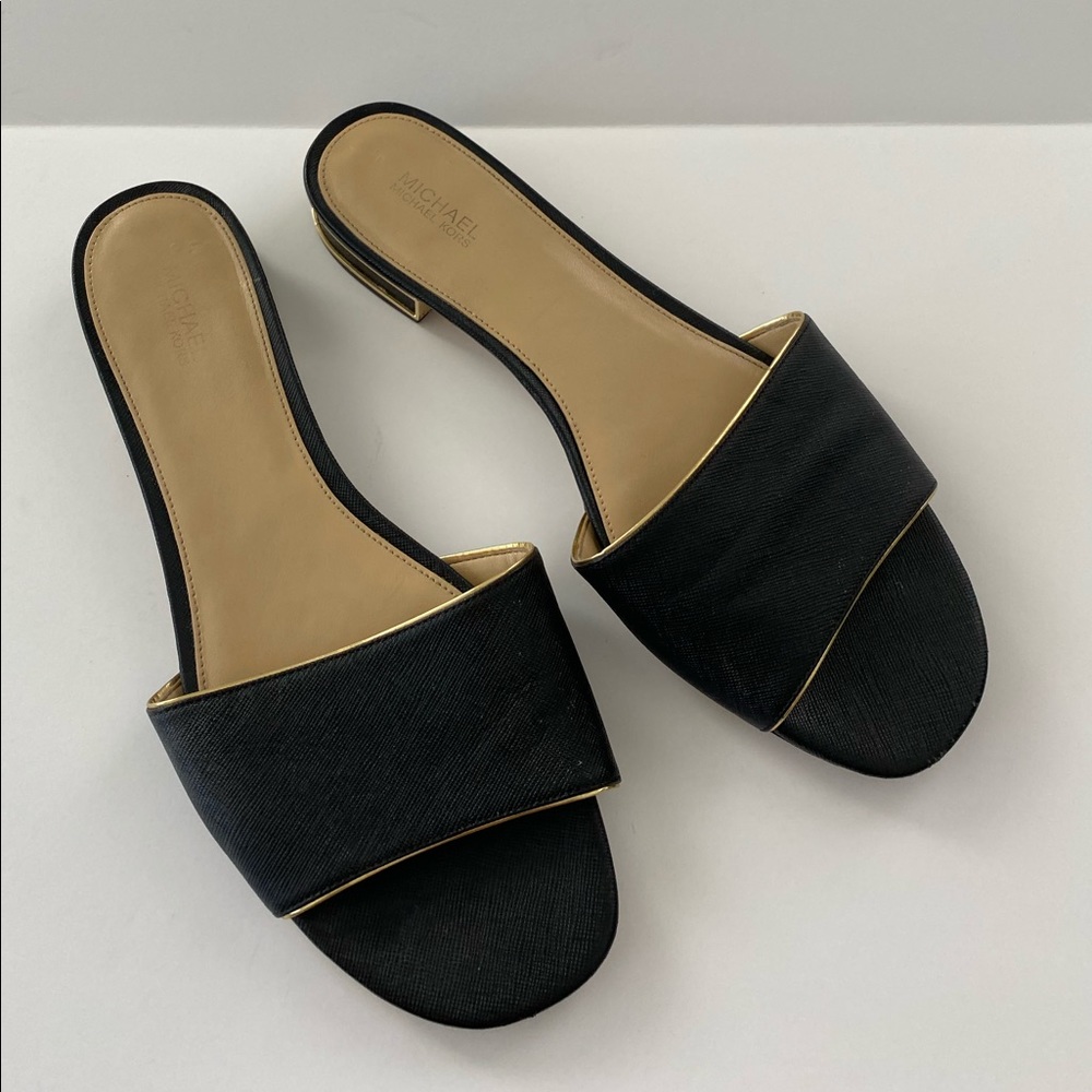MICHAEL Michael KorsJoy Leather Slide Sandal